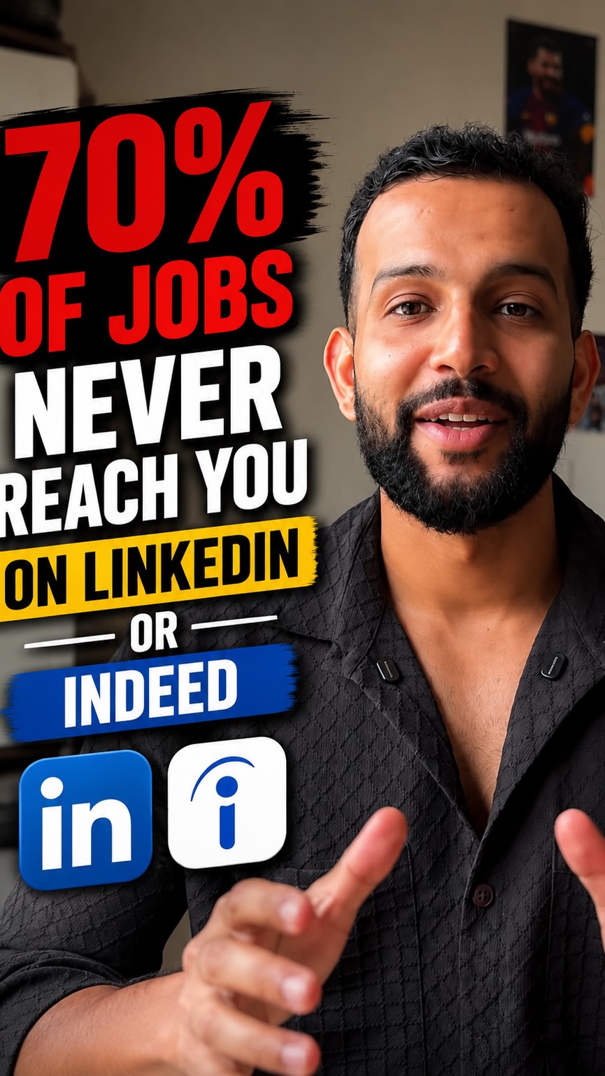 Why the best jobs never reach job boards — Instagram by @ai_simplified_daily